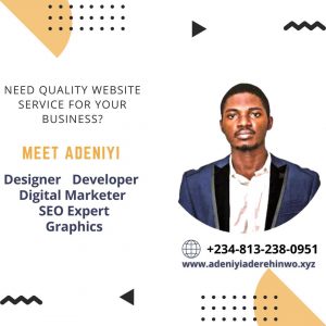 Adeniyi aderehinwo website designer